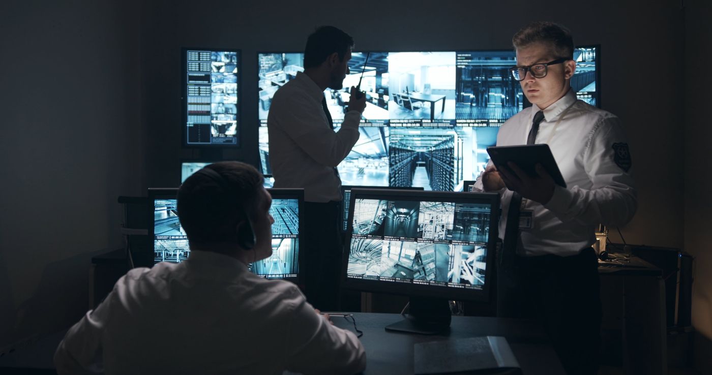 Centro de monitoreo de videovigilancia